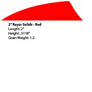 2" Rayzr Feather LW - Red