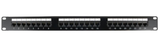 CAT6 Populated Punch Down Patch Panel 24 Port