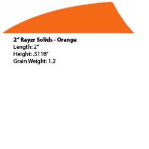 2" Rayzr Feather LW - Fl Orange