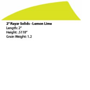 2" Razor Feather LW - Lemon Lime