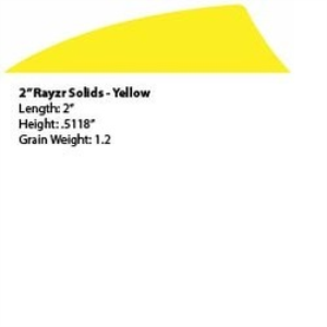 2" Rayzr Feather RW - Sun Yellow