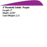 3" Parabolic Feather LW - Purple