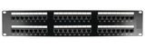 CAT5E Populated Punch Down Patch Panel 48 Port