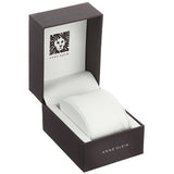 Anne Klein Women's 109442CHHY Gold-Tone Champagne Dial and Brown Leather Strap Watch -  - 3