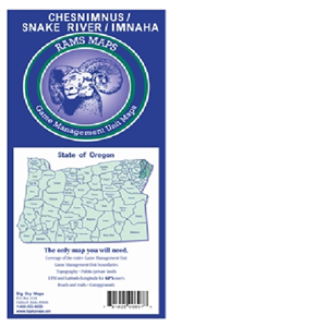 Chesnimnus / Snake River / Imnaha Map