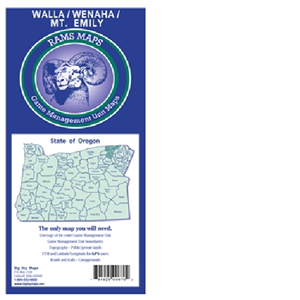 Walla / Wenaha / Mt Emily Map