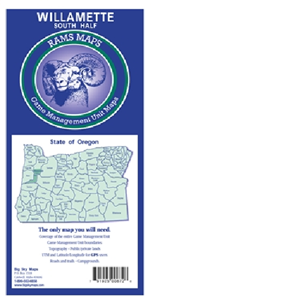 Willamette South Half Map