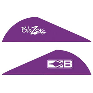 Bohning Blazer Vane Neon Purple 2" - 100pk