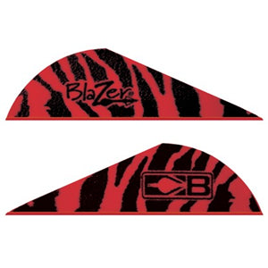 Bohning Blazer Vane Red Tiger 2" - 100pk