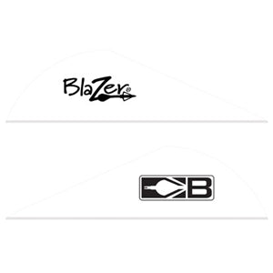 Bohning Blazer Vanes White 2" - 100pk