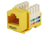 CAT5E RJ45 Punch Down Type Keystone Jack, 110 Type
