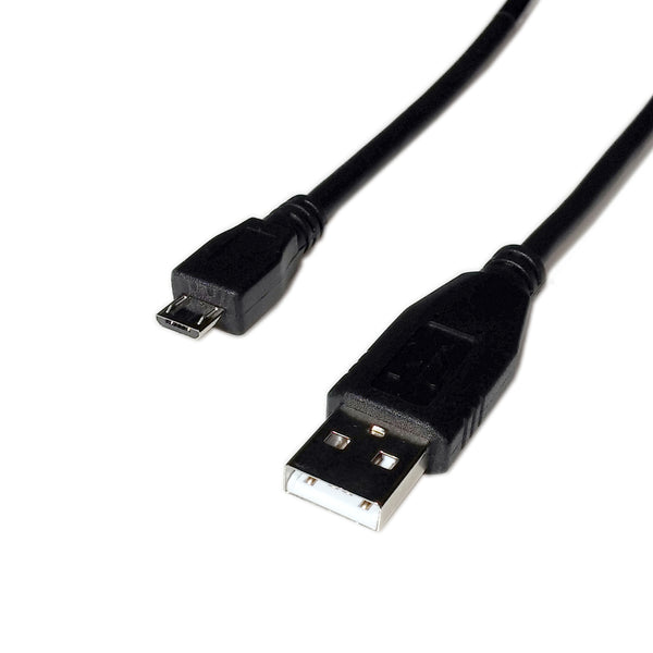 USB 2.0 A Micro B Male Male Cable, , UL, Black - 6 Feet