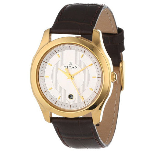 Titan Men's 1559YL01 Tycoon Series Date Function Watch -  - 1